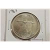 Image 1 : 1967 CANADA FLYING GOOSE SILVER DOLLAR UNC