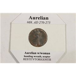 270-275 A.D. AURELIAN ANCIENT COIN