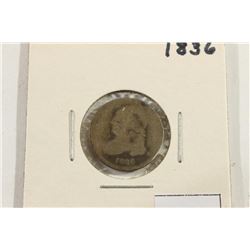 1836 CAPPED  BUST DIME