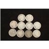 Image 1 : 10 ASSORTED BARBER DIMES