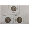 Image 1 : 1926-,29 & 30 STANDING LIBERTY QUARTER