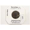 Image 1 : SILVER BILLON 275 A.D. SEVERINA ANCIENT COIN HOLED