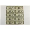 Image 1 : 10 ASSORTED 1957 $1 SILVER CERTIFICATES