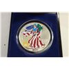 Image 1 : 2000 COLORIZED AMERICAN SILVER EAGLE