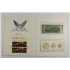 Image 1 : US BICENTENNIAL COIN CURRENCY & STAMP SET