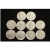 Image 1 : 10 ASSORTED SILVER ROOSEVELT DIMES