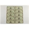 Image 1 : 10 ASSORTED $1 FEDERAL RESERVE STAR NOTES