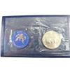 Image 1 : 1973-S  IKE SILVER DOLLAR UNCIRCULATED (BLUE PACK)