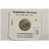 Image 1 : SILVER 193-211 A.D. SEPTIMIUS SEVERUS ANCIENT COIN