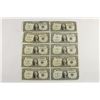 Image 1 : 10 ASSORTED 1935 $1 SILVER CERTIFICATES