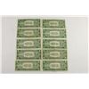 Image 2 : 10 ASSORTED 1935 $1 SILVER CERTIFICATES