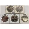 Image 1 : 5 CANADA TRADE DOLLARS SEE DESCRIPTION