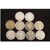 Image 1 : 10 ASSORTED BARBER DIMES