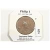 Image 1 : 244-249 A.D. PHILIP I ANCIENT COIN (FINE)