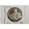 Image 1 : 27.4 GRAM STERLING SILVER PROOF ROUND "FREUD"