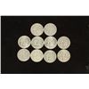 Image 2 : 10 ASSORTED SILVER ROOSEVELT DIMES