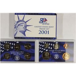 2001 US PROOF SET (WITH BOX)