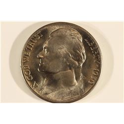 1950-D JEFFERSON NICKEL BRILLIANT UNC