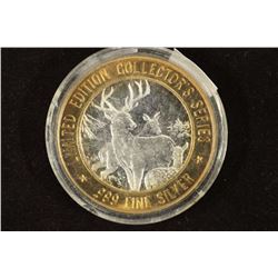 CASINO $10 SILVER TOKEN (UNC) PRAIRIE MEADOWS