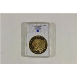 1929 INDIAN HEAD CENT HALF EAGLE REPLICA LAYERED