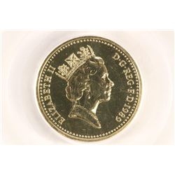 1989 GREAT BRITAIN POUND PCGS MS64