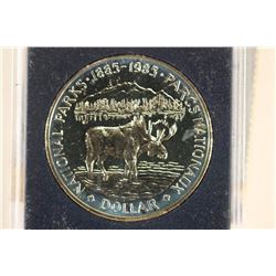 1985 CANADA N.P. SILVER DOLLAR PROOF .3750 OZ. ASW
