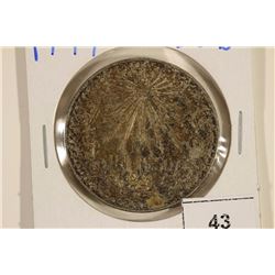 1944 MEXICO CAPS & RAYS SILVER PESO .3856 OZ. ASW