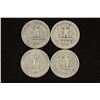 Image 2 : 1942,48,53-S & 57-D WASHINGTON SILVER QUARTERS