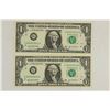 Image 1 : 2-2003-A $1 FRN'S LOW CONSECUTIVE SERIAL 'S UNC