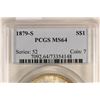 Image 3 : 1879-S MORGAN SILVER DOLLAR PCGS MS64