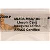 Image 3 : 2009-P LINCOLN CENT LOG CABIN ANACS MS67RD