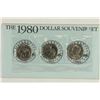 Image 1 : 1980 P/D/S SBA DOLLAR SOUVENIR SET