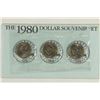 Image 2 : 1980 P/D/S SBA DOLLAR SOUVENIR SET
