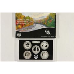 2013 SILVER AMERICA THE BEAUTIFUL QUARTERS PF SET