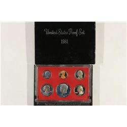 1981 US PROOF SET (WITH BOX)