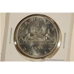 1966 CANADA SILVER DOLLAR UNC