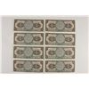 Image 1 : 8-1961 MEXICO CRISP UNC 1 PESO BILLS CONSECUTIVE