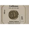 Image 3 : SILVER 253-268 A.D. GALLIENUS ANCIENT COIN