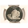 Image 1 : 2005-S SILVER KANSAS QUARTER NGC PF69 ULTRA CAMEO