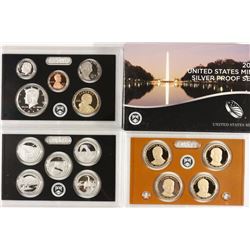 2014 US SILVER PROOF SET (WITH BOX) 14 PIECES