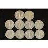 Image 2 : 10 ASSORTED 1940'S MERCURY DIMES