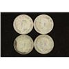 Image 2 : 1937,40,41 & 43 CANADA SILVER 25 CENTS