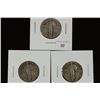 Image 1 : 1928-S,29 & 30 STANDING LIBERTY QUARTERS