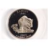 Image 2 : 2005-S KANSAS QUARTER PCGS PR69 DCAM