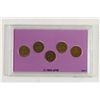 Image 2 : WILD WEST COIN COLLECTION 5 INDIAN HEAD CENTS