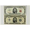 Image 1 : 1934 $5 SILVER CERTIFICATE & 1963 $5 US NOTE