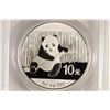 Image 1 : 2014 CHINA 10 YUAN SILVER PANDA PCGS MS69