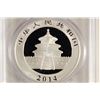 Image 2 : 2014 CHINA 10 YUAN SILVER PANDA PCGS MS69