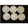 Image 1 : 6 ASSORTED TEEN'S MERCURY DIMES