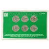Image 2 : AMERICAN FRONTIER NICKEL SET 6 BUFFALO NICKELS
